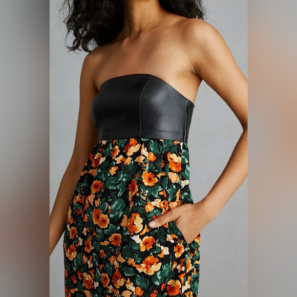 NWT Mare Mare Faux Leather Maxi Dress - Picture 2 of 5